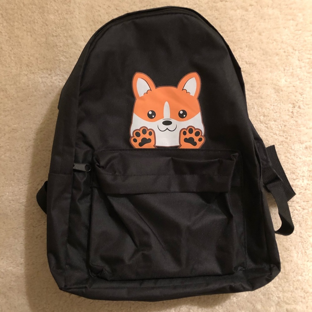 CORGI Backpack in Black (BRAND NEW)